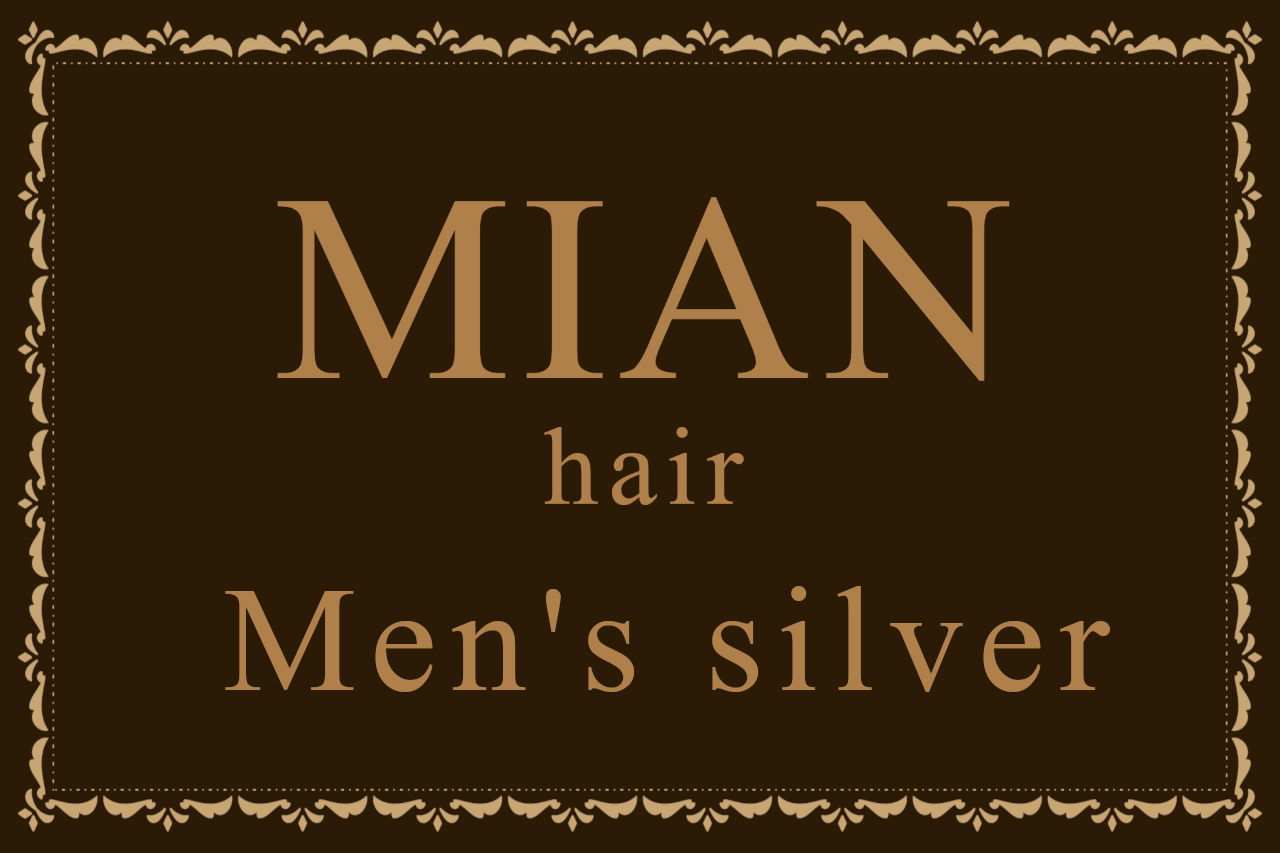 MIANhair Men`s silver