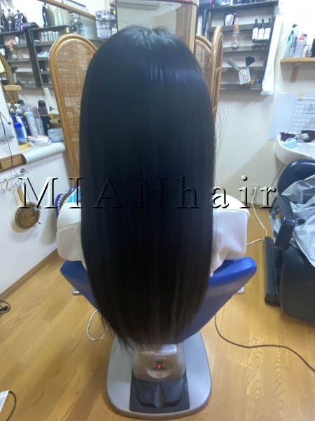 高校生の縮毛矯正&トリートメント後の画像
